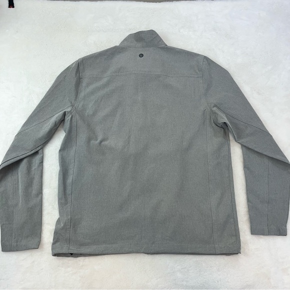 Graham Luxe Kash Heather Gray Jacket Ultimate Full Zip Performance Stretch Sz MD - Picture 4 of 10